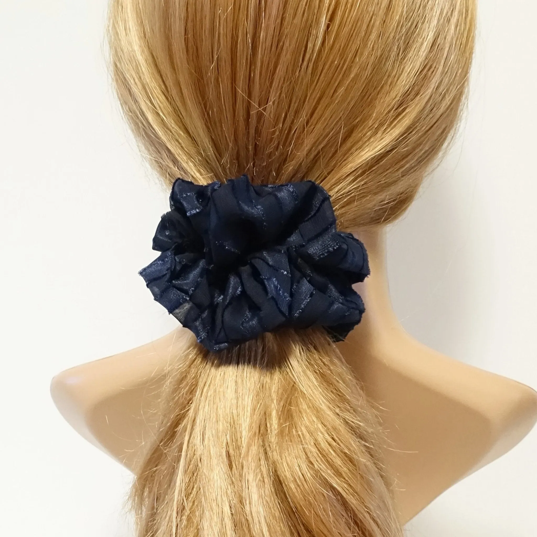 texture stripe scrunchies fabric peel stripe block pattern hair scrunchy