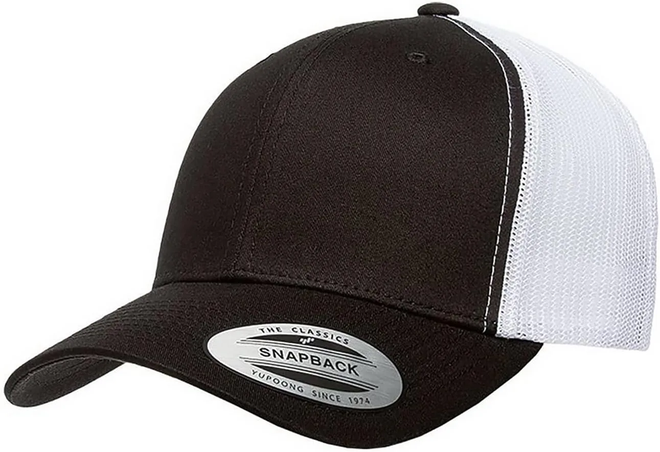Yupoong Men's YP Classic Trucker Cap, OSFA - YP 6606 - Bulk, Blank Hats