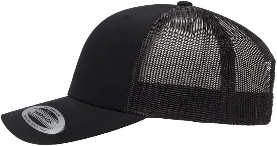 Yupoong Men's YP Classic Trucker Cap, OSFA - YP 6606 - Bulk, Blank Hats