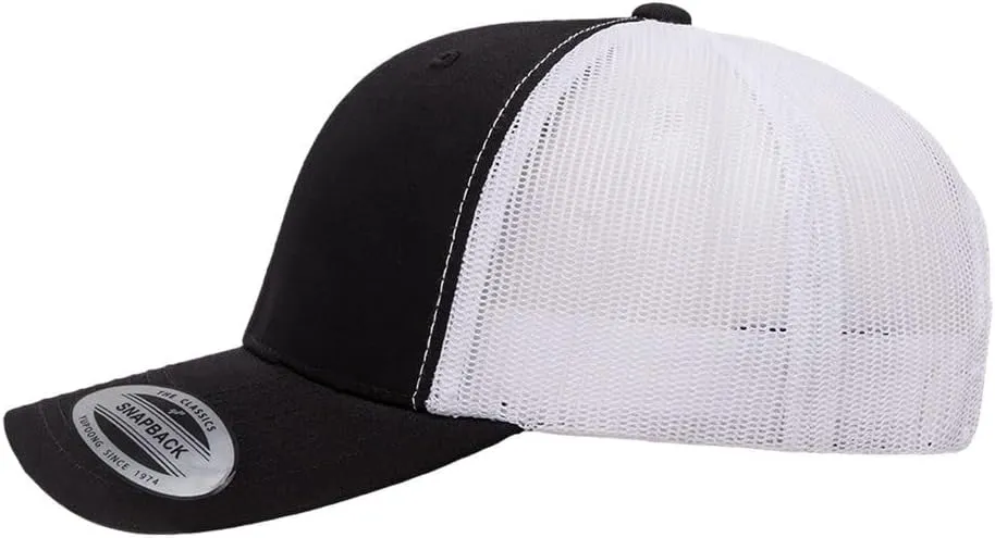 Yupoong Men's YP Classic Trucker Cap, OSFA - YP 6606 - Bulk, Blank Hats