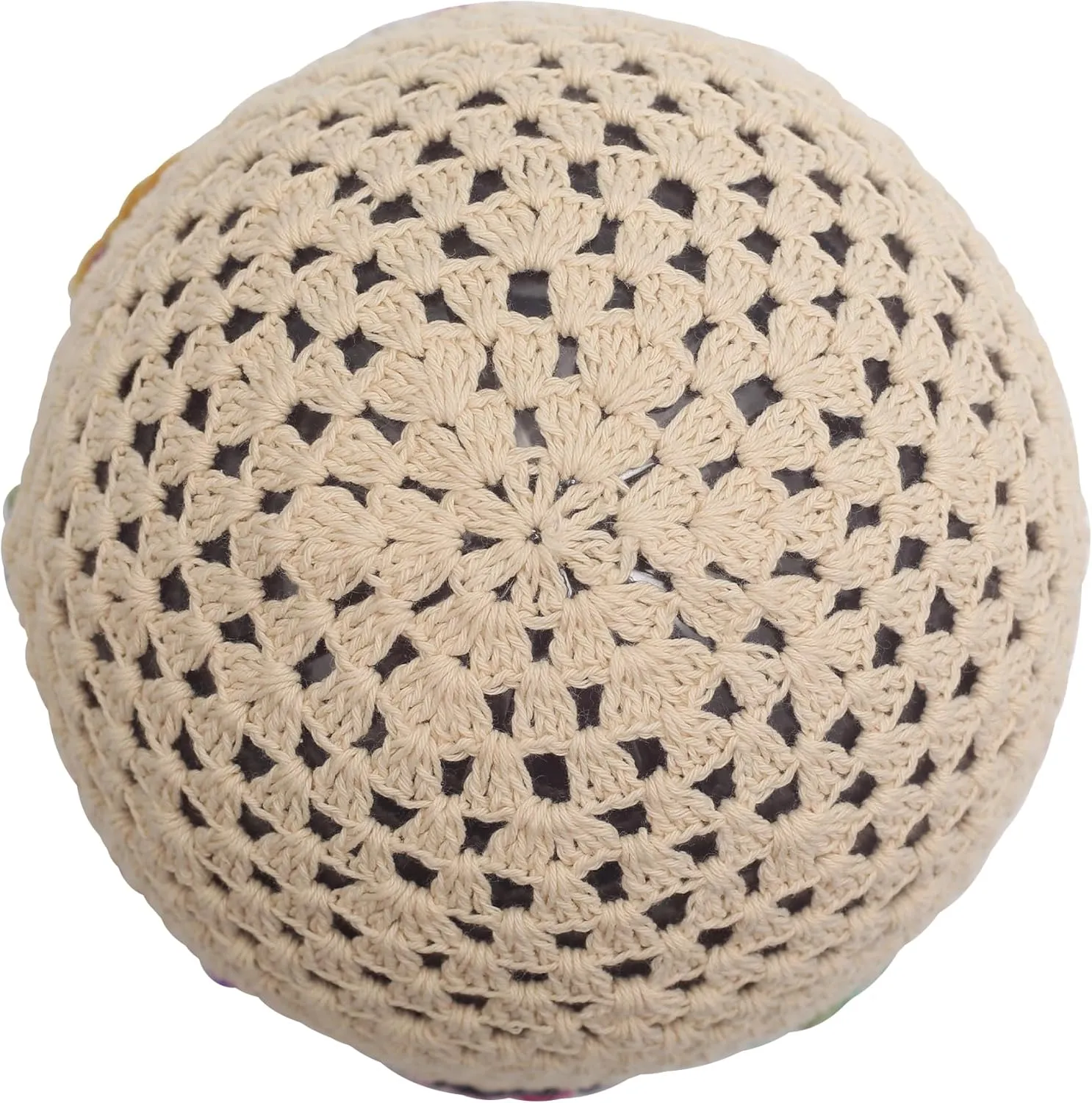 ZLYC Women Cotton Crochet Slouchy Beanie Hat Handmade Knit Summer Skull Cap