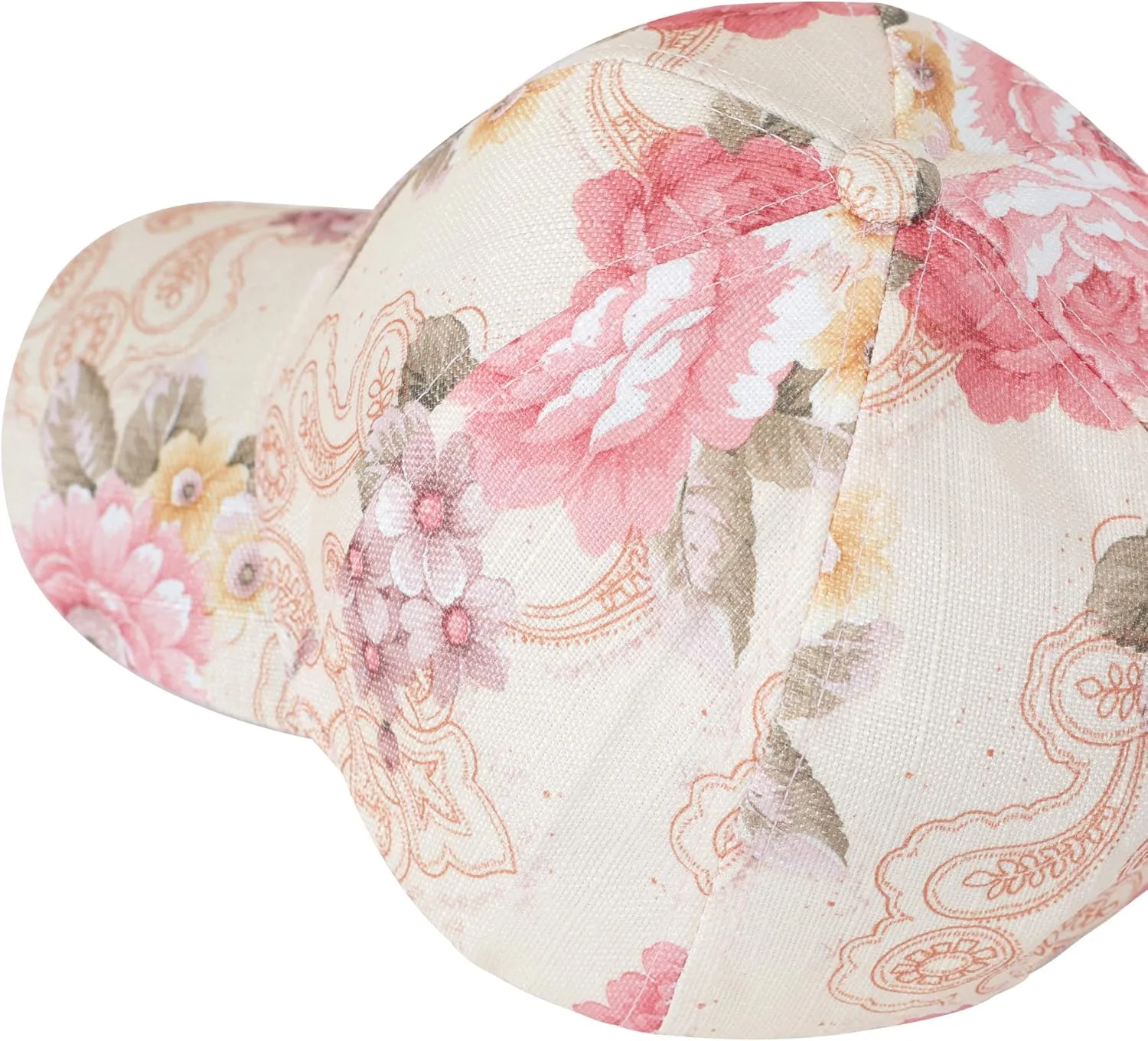ZLYC Women Fashion Floral Print Baseball Cap Hawaiian Adjustable Snapback Dad Hat