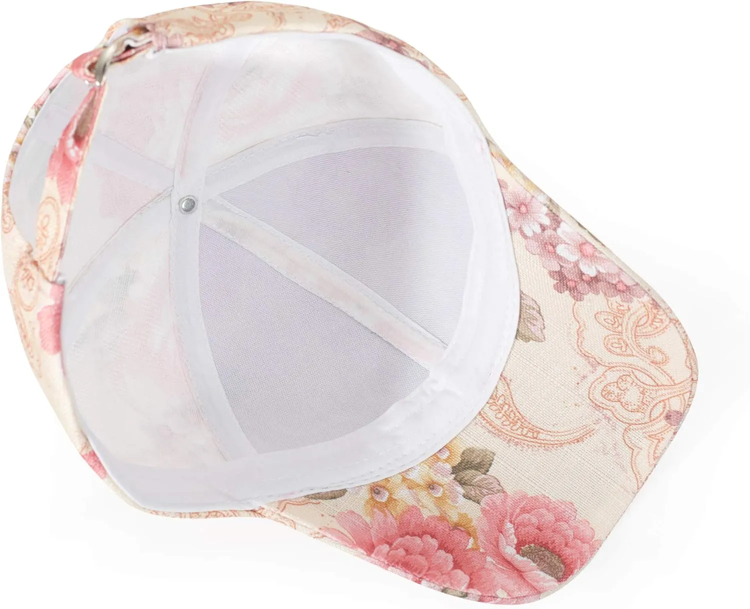 ZLYC Women Fashion Floral Print Baseball Cap Hawaiian Adjustable Snapback Dad Hat