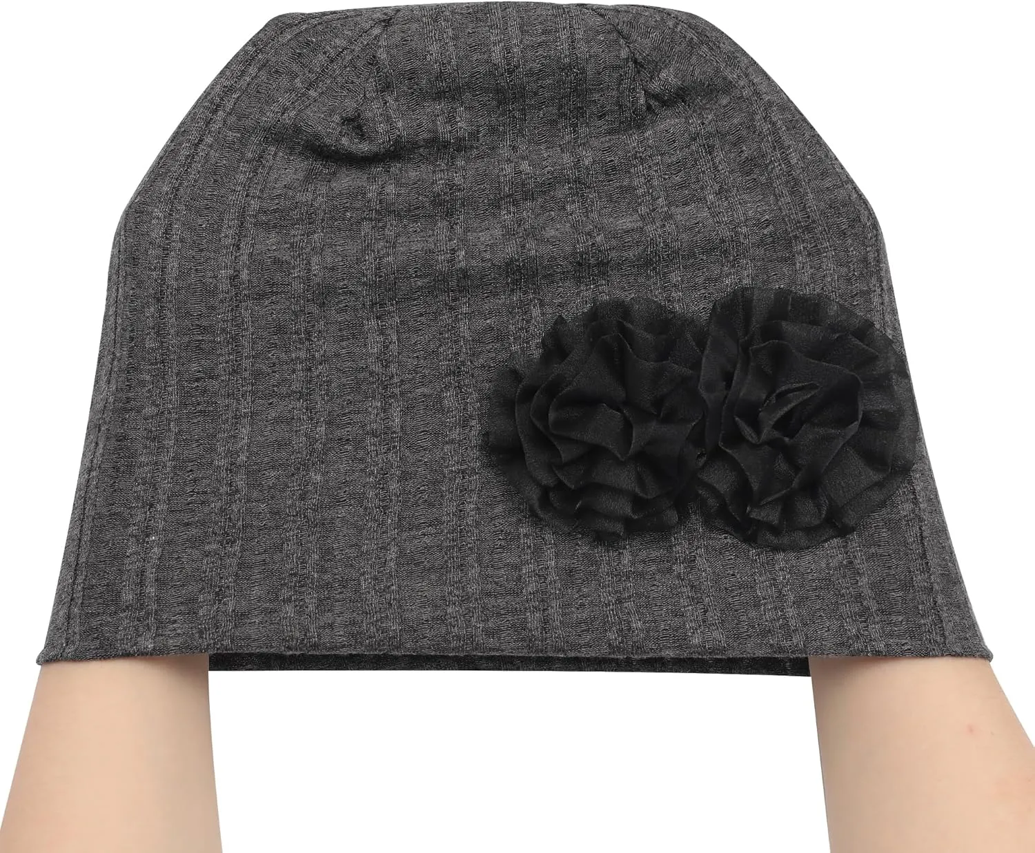 ZLYC Women Lightweight Slouchy Beanie Hat Thin Knit Skull Cap Summer Chemo Headwear